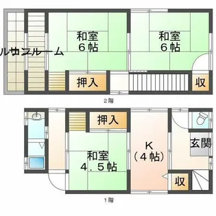 兵庫県神戸市垂水区山手5丁目【一戸建】の間取り