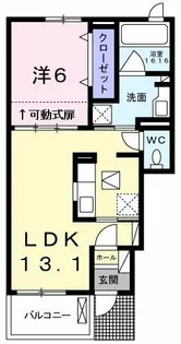 プリマベーラ【1階】の間取り