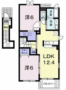 ポポラーレ【2階】の間取り