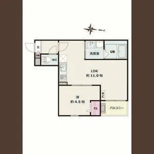 Jack ohataⅠ【1階】の間取り