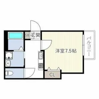 愛知県名古屋市天白区八幡山【アパート】の間取り