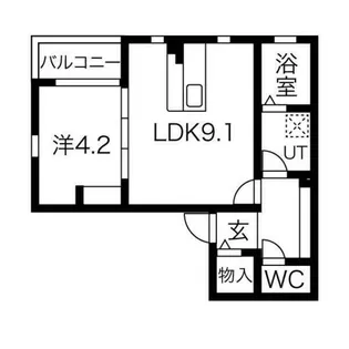 NAGOYA the GARDEN【103号室】の間取り