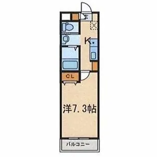 A・city七条【4階】の間取り