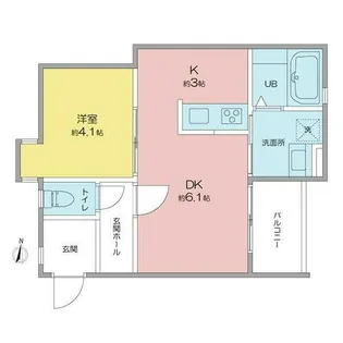 VILLA桜山【1階】の間取り