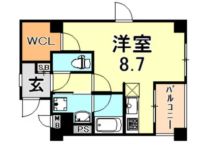 カノン甲南山手【3階】の間取り