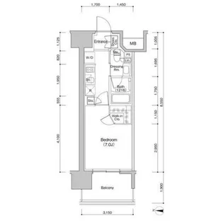 愛知県名古屋市中区新栄1丁目【マンション】の間取り