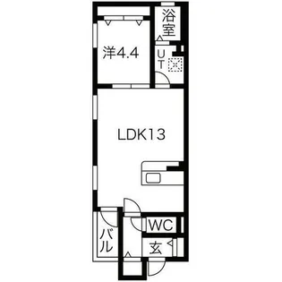 レソール上飯田【2階】の間取り