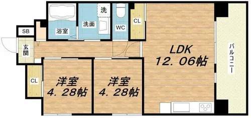 CLOUD THEATER(クラウド シアター)【2階】の間取り