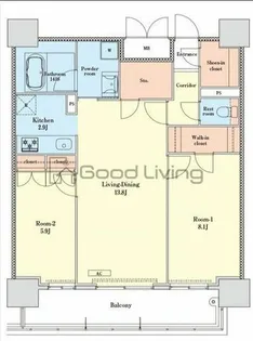 RJRプレシア天神サウス【14階】の間取り