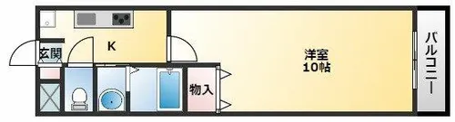 ラルジュアール【3階】の間取り