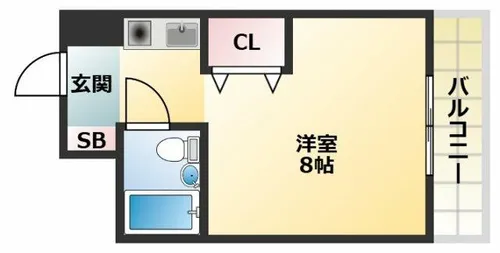 メゾンエトナ【8階】の間取り