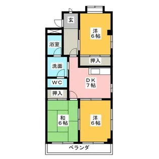 ロジュマンRT【4階】の間取り