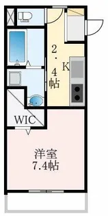大阪府堺市東区南野田【アパート】の間取り