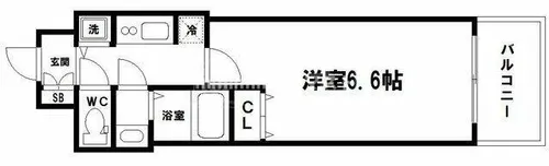 LC本町【4階】の間取り