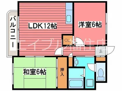 グリーンヴィラ【4階】の間取り