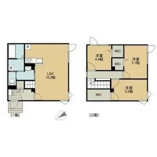 北海道札幌市東区本町二条7丁目【一戸建】の間取り