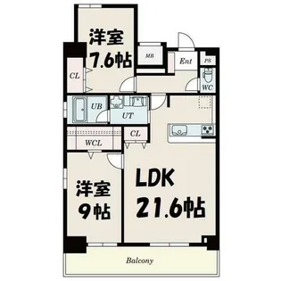 アーバンパーク日吉【13階】の間取り