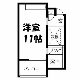 クレイタスパークⅤ【2階】の間取り