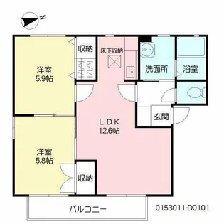 グラン・シャーメゾン D棟【1階】の間取り