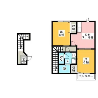 サンパティーク フォーユー【2階】の間取り