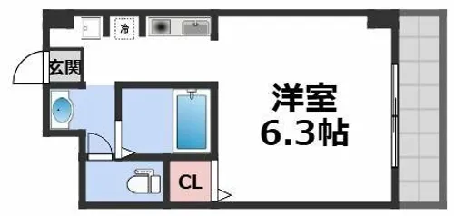 Court Gin【3階】の間取り