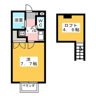 コーポラス・セレクション【1階】の間取り
