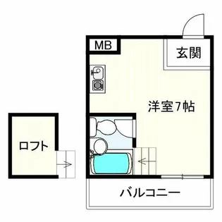 リアライズ塩屋【402号室】の間取り
