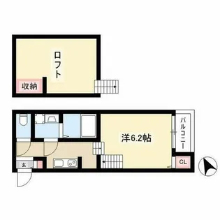 Verde新守西【204号室】の間取り