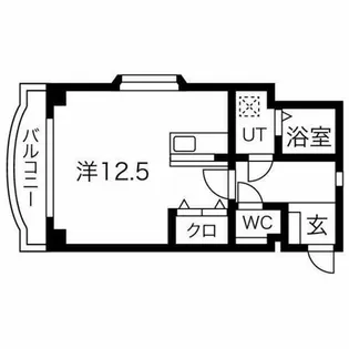 やまやの森【305号室】の間取り