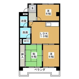 ベルタ元八事【2階】の間取り