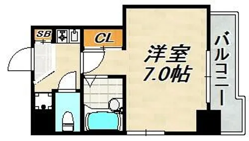リバティー壱番館【5階】の間取り