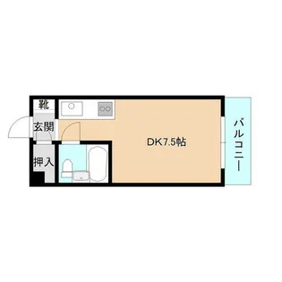 エスポアールハイツ【801号室】の間取り