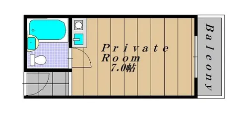 シャトレSI千代田【302号室】の間取り