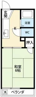 メゾン南公園【1階】の間取り