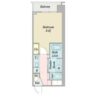 COZY川名本町【4階】の間取り