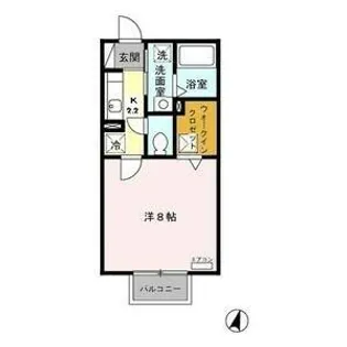 プチメゾン塩釜【1階】の間取り