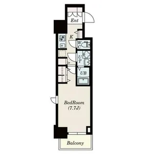 S-RESIDENCE葵Ⅱ【8階】の間取り