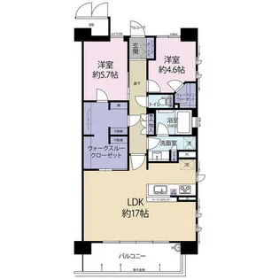 シエリア京都山科(0005574)【7階】の間取り