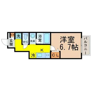 プレジール【1階】の間取り