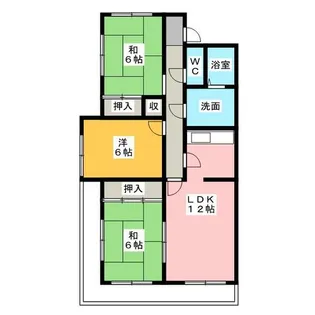 ラクラッシィ社ヶ丘【2階】の間取り