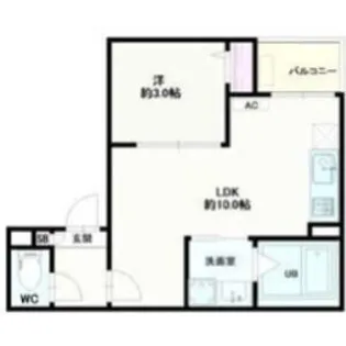Jack Odaka Ⅲ【1階】の間取り