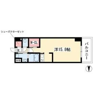 Viare storia【11階】の間取り