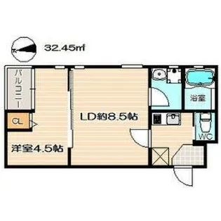 プリミエール上飯田南町【1階】の間取り