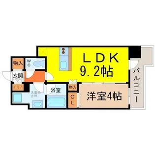 LaSante東別院【7階】の間取り