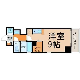 アスナ【6階】の間取り