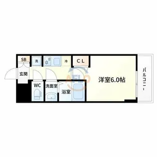 プレサンス塚本アクミリオン【14階】の間取り