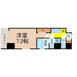ワールドアイ名古屋城北【9階】の間取り