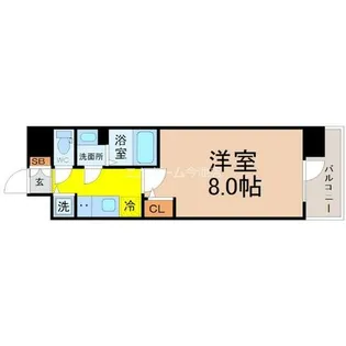 エスリード栄イーストスクエア【15階】の間取り