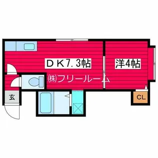 プリモアモーレ【2階】の間取り