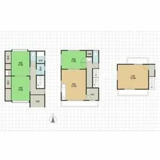 愛知県豊橋市東田町字西脇【一戸建】の間取り